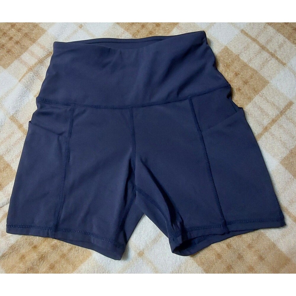 Oalka Shorts Length,Pocker Women's Size Xs,nylon Blend, 11 Inch Waist,blue,Sport